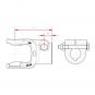 AGKF 2400 RZ1 1/4 P5/16 M12X85 L112 1329034 La Walterscheid® Walterscheid® Aufsteckgabel AGKF 2400 - 1329034
