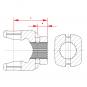 NG 2400 ZNP40X36-20 SPB10 L76 KURZP-SITZ 1192364 La Walterscheid® Walterscheid® Mâchoire alésée NG 2400 - 1192364