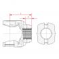 NG 2400 ZNP40X36-20 SPB10 AZ56 L76 KURZP-SITZ 1119037 La Walterscheid® Walterscheid® Mâchoire alésée NG 2400 - 1119037