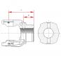 NG 2500 ZNP40X36-20 SPB10 L96 KURZP-SITZ 1139094 La Walterscheid® Walterscheid® Nabengabel NG 2500 - 1139094