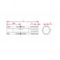 PROFIL S6H 705 SPB14 22 B5,5 7 NIP2 150STOPFEN F.DIRI 1123716 La Walterscheid® Walterscheid® Profil S 6H - 1123716