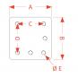 162x162x30 mm/1x110x100M16-8H 8003241 La Walterscheid® Hitches Walterscheid® Mounting Plate ASP7110-162 - 8003241