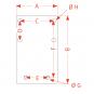 170x280x20 mm/HD=140x80/17 mm-1xHD90M16 8003808 La Walterscheid® Hitches Walterscheid® Mounting Plate ANP50-4/1-1 – 8003808