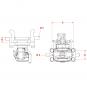 IN2000 HD=290x80 mm 8003999 La Walterscheid® Hitches Walterscheid® Coupling Clevis Type IN2000/890NB – 8003999