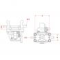 KU876 HD=175x80 mm 8004032 La Walterscheid® Technique d’attelage Walterscheid® Accouplement à chape sur plaque mobile KU876/94008 - 8004032