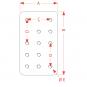 210x355x40 mm/3x130x130M20-15H 8004957 La Walterscheid® Mounting plates Walterscheid® Mounting Plate ASP7130-210x3 - 8004957