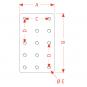 210x355x40 mm/3x145x145M20-15H 8004959 La Walterscheid® Mounting plates Walterscheid® Mounting Plate ASP7145-210x3 – 8004959