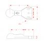 HD2x75-75/21-190x40 mm 8004979 La Walterscheid® Kalotten Walterscheid® Kalotte ZKK80-150 - 8004979