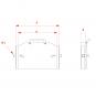KuP309-0 W=309/30/22 mm-160 8005039 La Walterscheid® Anhängetechnik Walterscheid® Kupplungsplatte KuP309-0 - 8005039