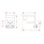 KK80-KK50 2x HD=90-65x73/17 mm 8005116 La Walterscheid® Anhängetechnik Walterscheid® Kugeladapter KAD8050-2 - 8005116