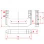 W=329/32/25 mm-52x232/111+171 mm 8005130 La Walterscheid® Anhängetechnik Walterscheid® Zugpendelstütze ZPST4329F - 8005130