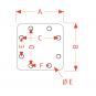 200x200x40 mm/1x160x160-80x80M20-8H 8005219 La Walterscheid® Hitches Walterscheid® Mounting Plate ASP7160-002 – 8005219