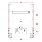 KU346 W=389/32/25 mm-6H 8005257 La Walterscheid® Anhängetechnik Walterscheid® Kupplungsbock KU346KK1 - 8005257