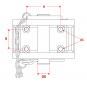 KU338/500-4 HD=140x80/17 mm D=50x200 mm 8005400 La Walterscheid® Anhängetechnik Walterscheid® Flanschkupplung KU338/500-4 - 8005400