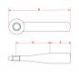 40x100x30-DM40-300/350 mm 8005527 La Walterscheid® Zugösen Zugöse Zo74054-40A-6 - 8005527