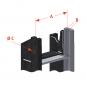 KU342X W=389/32/25 mm-5H 8005570 La Walterscheid® Anhängetechnik Walterscheid® Kupplungsbock KU342XWKK - 8005570