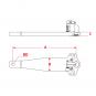 KK80 1/0/1017/41/180/0/0/50 mm 8005648 La Walterscheid® Anhängetechnik Walterscheid® Kugelbalken KBa8337oBZ - 8005648