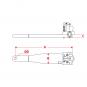 KK80 1/0/1080/41/180/0/0/50 mm 8005650 La Walterscheid® Anhängetechnik Walterscheid® Kugelbalken KBa8337W0 - 8005650