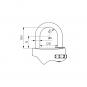 Abus 165/40 8005688 La Walterscheid® Anhängetechnik Zahlenschloss Abus 165/40 - 8005688