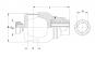 AG P580 KNP8X32X38 STIFT L125 G-LAGERKPL Gabel Ag P 1 Walterscheid® Wide Angle Connecting Yokes Walterscheid® Quick-disconnect yoke AG P 580 - 1134685