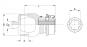 ASG 2580 KNP1 3/4-6 AS-C L139 KPL Gabel Asg W 1 Walterscheid® Wide Angle Connecting Yokes Walterscheid® Quick-disconnect yoke ASG 2580 - 1135315