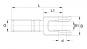 HVST M30 L370 ZN10C Gabelstange Tas Walterscheid® HVST stabilisers Walterscheid® Yoke rod HVST 20 - 1203495