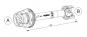 WWE 2480 STF25Z 1210 354105 3501131BGA/2AG *** Wal Pto Wwe 001 Walterscheid® Walterscheid® PTO Driveshaft with one-sided wide angle joint WWE 2480 - 1800110