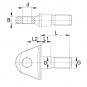 LASCHE+BOLZEN ASST-B D25,2-M24 L62+30 B20 Laschensatz Tas Walterscheid® Latch kit Walterscheid® AgraSet 367 - 1201024