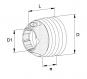 PG-TRICHTER20 RP10 D180 L259 VSL Pg Trichter 1 Walterscheid® Shaft guards Walterscheid® Guard cone PG 20 - 1122474