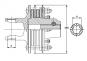 K90/4T 2400 KNP1 3/8-6 CC 120TOL  Walterscheid® Friction clutches Walterscheid® Friction clutch K 90/4T - 1156167