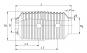 SC-TRICHTER15/12SW D160 L305 B25/65-168SHR VT WEICH AUSBRUCH85X45 S Trichter 3 Walterscheid® Shaft guards Walterscheid® Guard cone SC 15 - 1172732