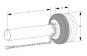 SDH25 J1000 852507 K Sdhj Schutz W 1 Walterscheid® Shaft guards Walterscheid® Safety guard half inner SDH 25 - 1368516