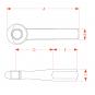 50x115x45-65x55x165-375/432 mm 8002260 La Anhängetechnik Zugöse Zo74053-50A - 8002260