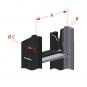 KU374 W=335/30/22 mm-7H 8002455 La Walterscheid® Anhängetechnik Walterscheid® Kupplungsbock KU374L1 - 8002455
