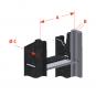 KU398 W=309/30/22 mm-8H 8002460 La Walterscheid® Anhängetechnik Walterscheid® Kupplungsbock KU398 - 8002460