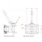 KU840B HD=160x100/21 mm 8002627 La Walterscheid® Anhängetechnik Walterscheid® Flanschkupplung KU840B - 8002627