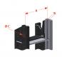 KU395 W=309/30/22 mm-8H 8003715 La Walterscheid® Kupplungsböcke KK Walterscheid® Kupplungsbock KU395L - 8003715