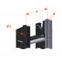 KU356 W=335/30/22 mm-8H 8004469 La Walterscheid® Hitches Walterscheid® Quick adjustable support KU356L – 8004469