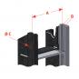 KU347 W=329/32/25 mm-8H 8004832 La Walterscheid® Kupplungsböcke KK Walterscheid® Kupplungsbock KU347L - 8004832