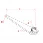 KK80 2/110/1300/32,2/240/0/0/45 mm 8004871 La Walterscheid® Kugelbalken KBa Walterscheid® Kugelbalken KBa8345 - 8004871