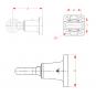 50x110x30-110x100-4H-17 mm 8005146 La Walterscheid® Hitches Towing Eye Type ZoD5110