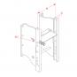 KU334 W=199/30/22 mm-6H 8005247 La Walterscheid® Technique d’attelage Walterscheid® Support d’attelage KU334V - 8005247