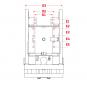 KU349 W=389/32/25 mm-6H 8005449 La Walterscheid® Anhängetechnik Walterscheid® Kupplungsbock KU349KK - 8005449