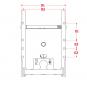 KU342 W=389/32/25 mm-6H 8005462 La Walterscheid® Anhängetechnik Walterscheid® Kupplungsbock KU342WKK1 - 8005462