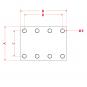 160x160x30/2x120x120M20-8H 8005501 La Walterscheid® Technique d’attelage Walterscheid® Plaque de montage ASP7120x2 - 8005501