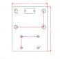 220x175x20 mm/HD=140x80/17 mm-1xHD83x56M10 8005728 La Walterscheid® Walterscheid® Mounting plate ANP50-4/2-1 - 8005728