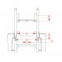 KU353 W=309/30/22 mm-9H 8002451 La Walterscheid® Anhängetechnik Walterscheid® Kupplungsbock KU353 - 8002451