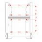 KU392 W=309/30/22 mm-5H 8002571 La Walterscheid® Anhängetechnik Walterscheid® Kupplungsbock KU392NK - 8002571