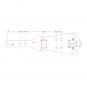 KK80 3/75/1025/37/290/0/118/55 mm 8002639 La Walterscheid® Hitches Walterscheid® Insert of Drawbar KBa8332