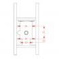 KU393 W=199/30/22 mm-8H 8002705 La Walterscheid® Anhängetechnik Walterscheid® Kupplungsbock KU393 - 8002705